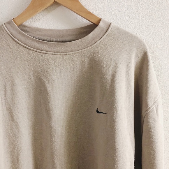 Nike Sweaters - Nike Crew Neck Sweater Tan